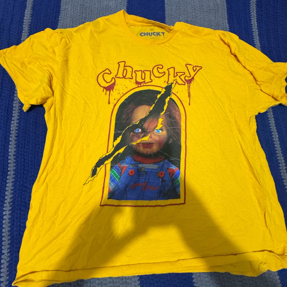 Yellow Chucky Graphic T-Shirt